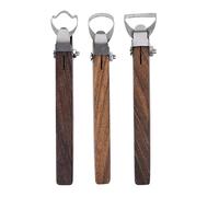 Agwuoetr 3Pcs Sculpture Scraper Pottery Carving Tool Pottery Cup Handle Shape Tool Clay Extruder Tool Mug Handle Clay Cutter Easy to Use Easy Install