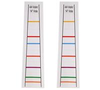 Agwuoetr 4/4 Violin Fretboard Sticker Fingerboard Marker Fiddle Learn Note Chart Tape 2Pcs