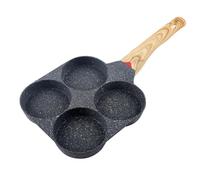 Agwuoetr 4 Cup Egg Pan Nonstick and Healthy Egg Frying Pan Versatile Breakfast Skillet for Eggs Pancakes Plett Crepes Easy Install Easy to Use -A