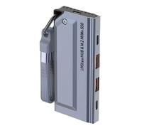Agwuoetr 4 in 1 M.2 NVMe 10Gbps Hard Drive Enclosure Docking Station USB3.2 PD 100W Type-C 3.2 SSD Extender for PC Laptop