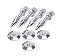 Agwuoetr 4 Pcs Speaker Spike Isolation Spikes Stand Foot Hifi Speaker Shockproof Cone Base Pads