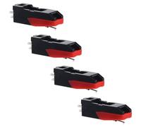 Agwuoetr 4 Pcs Turntable Replacement Stylus Needles Turntable for LP Ion Phonograph Record Player