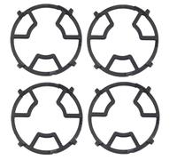 Agwuoetr 4 Piece Cast Iron Gas Cooker Shelf Gas Stove Cooker Plate Coffee Moka Pot Stand Reducer Ring Holder Home Kitchen