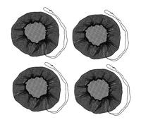Agwuoetr 4 Piece Rain Cover for Rain Barrels,Water Collection Buckets Cover Tank Harvesting Tool Protector Netting