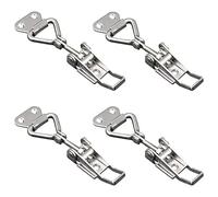 Agwuoetr 4 Pieces Accessories 90 Degree Right Angle Adjustable Buckle Vertical Quick Clamp Box Buckle Latch Clamp Right Angle Buckle Latch