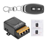 Agwuoetr 433MHz 220V Water Pump Remote Control Switch 1Ch 30A Receiver Module ON/OFF Wireless Transmitter for Light LED