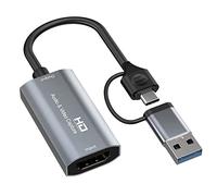 Agwuoetr 4K Audio Video Capture Card Type-C Video Capture Card Phone Gaming Machine PS Camera Acquisition Card