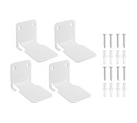 Agwuoetr 4PCS Floating Bookshelf Floating Book Organizer Wall Indoor Storage Accessories Suit Metal Shelves for Books,B