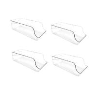 Agwuoetr 4PCS Fruit and Vegetable Storage Box for Pantry, Refrigerator, Freezer & Fridge Organizers and Storage Clear