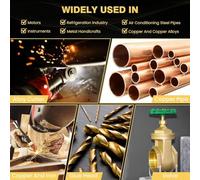 Agwuoetr 5/64" Diameter HS221 Brass Brazing Rods 40pcs Round Bare Bronze Self Fluxing Welding Sticks 1/2 Lb