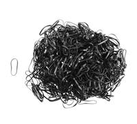 Agwuoetr 500pcs Black Elastic Rubber band for Hair Female Girl Gift