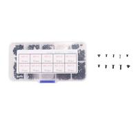 Agwuoetr 500Pcs M2 M2.5 M3 KM Screw Flat Head Screws Laptop Notebook Screws Set Kit For Computer Small Screw