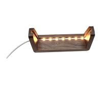 Agwuoetr 5inch Wooden U-Shaped Luminous Base Display Frame Wooden Frame LED Personalized Cat Memorial Gifts for Loss of Cat Easy Install Easy to Use