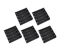 Agwuoetr 5PCS 4X 21700 Battery Holder Storage Box Case ABS Fireproof Power Bank Cases Slot Batteries Container with