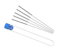 Agwuoetr 5PCS Stainless Steel Nozzle Cleaning Needles Cleaning Steel Needle MK8E 3D Nozzle Cleaning Needle 0.4mm Drill