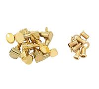 Agwuoetr 6 Guitar Tuning Pegs VERROUILLAGE Tuner Touches Guitar Strings Button 3L + Gold