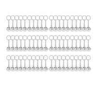Agwuoetr 60Pcs Mini Disco Ball Keychain 70s Disco Favors Mirror Ball Keychain Keyring Set for Disco Theme Decorations