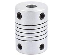 Agwuoetr 6mm to 8mm Shaft Coupling 25mm Length 18mm Diameter Stepper Motor Coupler Aluminum Alloy Joint Connector for 3D Printer CNC Machine DIY Encoder