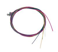 Agwuoetr 6Pcs/Set Acoustic Guitar String Replacement Steel String for Musical Instruments Electric Guitar Accessory