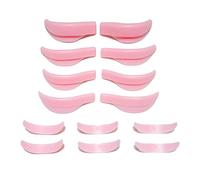 Agwuoetr 7 Pairs Eyelash Lifting Extension Kit Silicone Pad Eye Lash Perm Pads 3D Lashes Curler Applicator Tools High Quality Pink