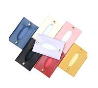 Agwuoetr 7 PCS Simple Leather Tissue Bag Small Size Storage Case Portable Napkin Box Detachable