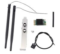 Agwuoetr 7260AC 1200M Gigabit 5G Dual -Frequency PCIE Desktop Built -In Wireless Network Card 4.0 Bluetooth Free File