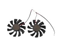 Agwuoetr 75mm 2Pin GTX1050Ti GPU Cooler DUAL Fan for GTX 1050Ti GTX-1050-Ti-4GT-OC Graphic Card Cooling