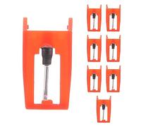 Agwuoetr 8 Pcs Record Player Needle Turntable Ruby Replacement Stylus Needles for Vinyl Record Player