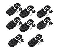 Agwuoetr 8 Sets Spa Cover Broken Repair Kit Spa Cover Lock Slot Replacement Parts Latches Clip Lock with Keys and Screws
