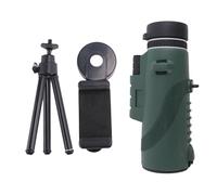 Agwuoetr 80X100 Handheld Telescope For Adults Compact Monocular For Smartphone Adapter, With Tripod