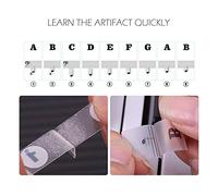 Agwuoetr 88 Keys 61 Keys 54 Keys Transparent Piano Keyboard Stickers Electronic Keyboards Stickers Tabs Musical Notes Key Stickers