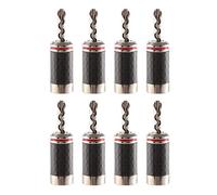 Agwuoetr 8Pcs Banana Plugs Hi-End HIFI DIY Carbon Fiber Copper Plated Rhodium Electrical Audio Jack Banana Connector Plug