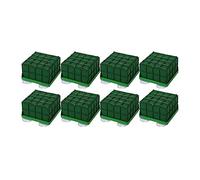 Agwuoetr 8Piece Cage Floral Foam for Flowers Square Floral Foam Cage Green with Floral Foam for Flowers Cage