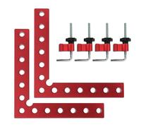 Agwuoetr 90Degree Positioning Squares,Right Angle Clamps 5.5inch X 5.5inch Aluminum Alloy for Woodworking Picture Frames,Cabinets