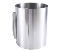Agwuoetr Adjustable Cake Ring Stainless Steel Tart Ring Silver Cake Mol High 20 cm - Stainless Steel Baking Ring Adjustable - High Baking Mould for Easy Preparation
