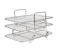 Agwuoetr Air Fryer Rack for Dual Air Fryer 304 Stainless Steel Multi-Layer Dehydrator Rack Toast Rack Air Fryer Accessories