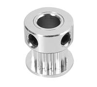 Agwuoetr Aluminum 16 Teeth 6mm Bore Timing Belt Pulley Flange Synchronous Wheel for 3D Printer