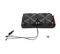 Agwuoetr Aluminum 2 Fans 240mm 10 Pipe Water Cooling Cooler Computer Radiator with Fan for CPU PC Water Cooling System, Straight