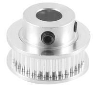 Agwuoetr Aluminum 36 Teeth 8mm Bore Timing Belt Pulley Flange Synchronous Wheel for 3D Printer