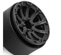 Agwuoetr Beadlock Wheel Rim 4pcs Set 1.9 Inch ABS Plastic for 1:10 Rc Crawler Trx4 Trx6 Scx10 Cc01 D90 Hub Black