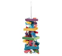 Agwuoetr Bird Chewing Toy Large Medium Parrot Cage Bite Toys African Grey Macaws Cockatoos