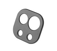 Agwuoetr Black Back Camera Lens Screen Protector for 11 Aluminum Alloy Ring Film for Mi 11 Lens Cover Case