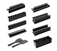 Agwuoetr Black Rice Ball Mold Sushi DIY Ten-Piece Set Kitchen Gadgets Sushi Set Sushi Model