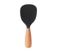 Agwuoetr Black Silicone Rice Shovel Internet Celebrity Non-Stick Rice Spoon Rice Cooker Special Rice Shovel