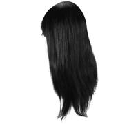 Agwuoetr Black Stylish Women Long Straight Wigs Dress Cosplay Costume Wig