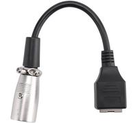 Agwuoetr Cable Extension Cable XLR 3 Pin To RJ45 Network Connector Easy Install (Male)