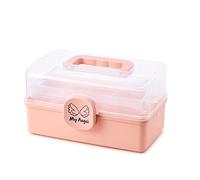 Agwuoetr Children's Hair Accessories Storage Box Girl Rubber Band Headdress Desktop Finishing Dressing Jewelry Case (Small)