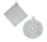 Agwuoetr Cleaner, 2 Pieces Cleaner, Dutch Oven Cleaner Grill Cleaning Tools for Grill Pans or Woks