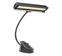 Agwuoetr Clip-on Music Stand Light-Rechargeable, USB-C Powered, Portable for Musicians' for Piano, Orchestra Podium, Easel