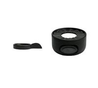 Agwuoetr Coffee And Tea Warmer With Spoon With Candle Hold Fit For Heating Coffee Warmer For Teapot (Black)